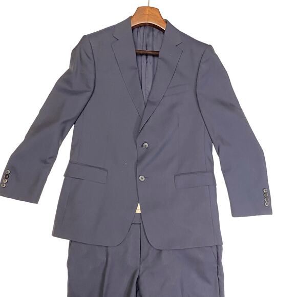 Z Zegna Other - Z Zegna Summer Blue Wool Suit 2 Piece 2 Button US 8 52R Jacket Pants Slim